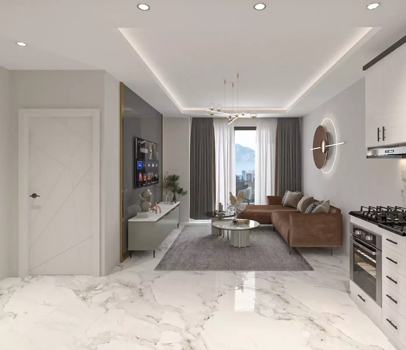 Flat 55m² in Turkey, Kestel. Priced at 145000€ rent photo-28