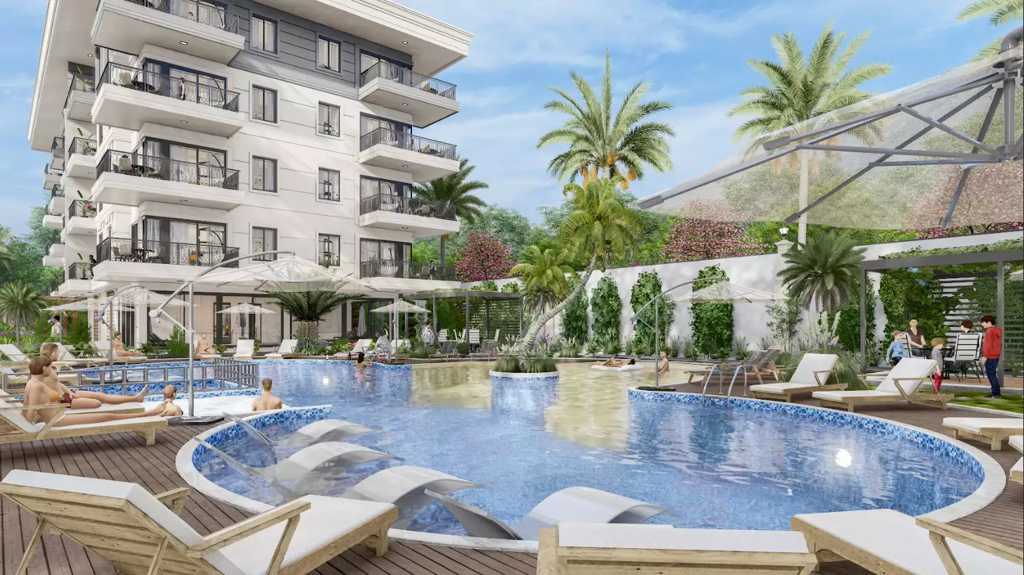 Flat 53m² in Turkey, Oba. Priced at 140000€ rent photo-8