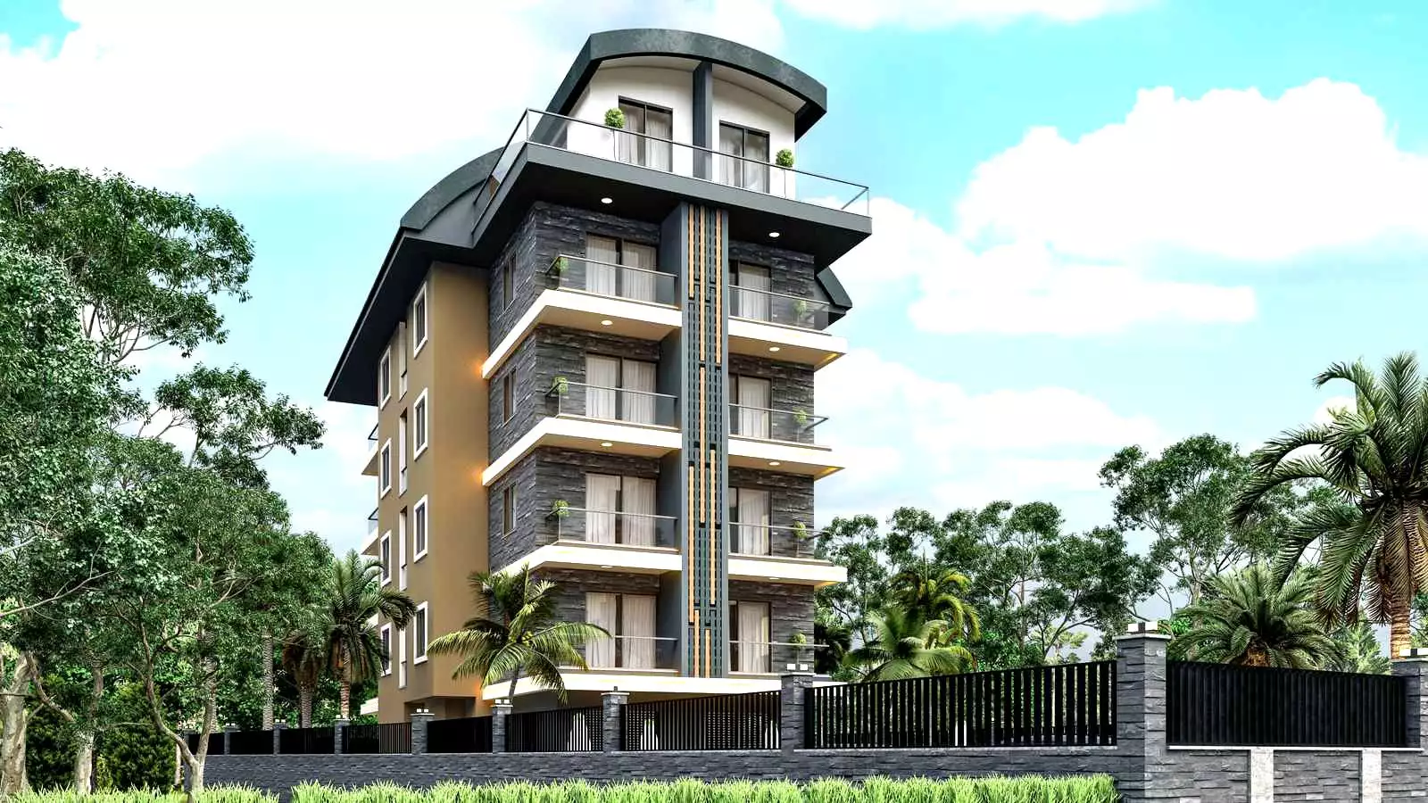 Flat 52m² in Turkey, Oba. Priced at 130000€ rent photo-3