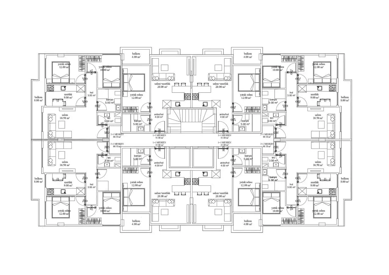 Flat 45m² in Turkey, Alania. Priced at 195000€ rent photo-26