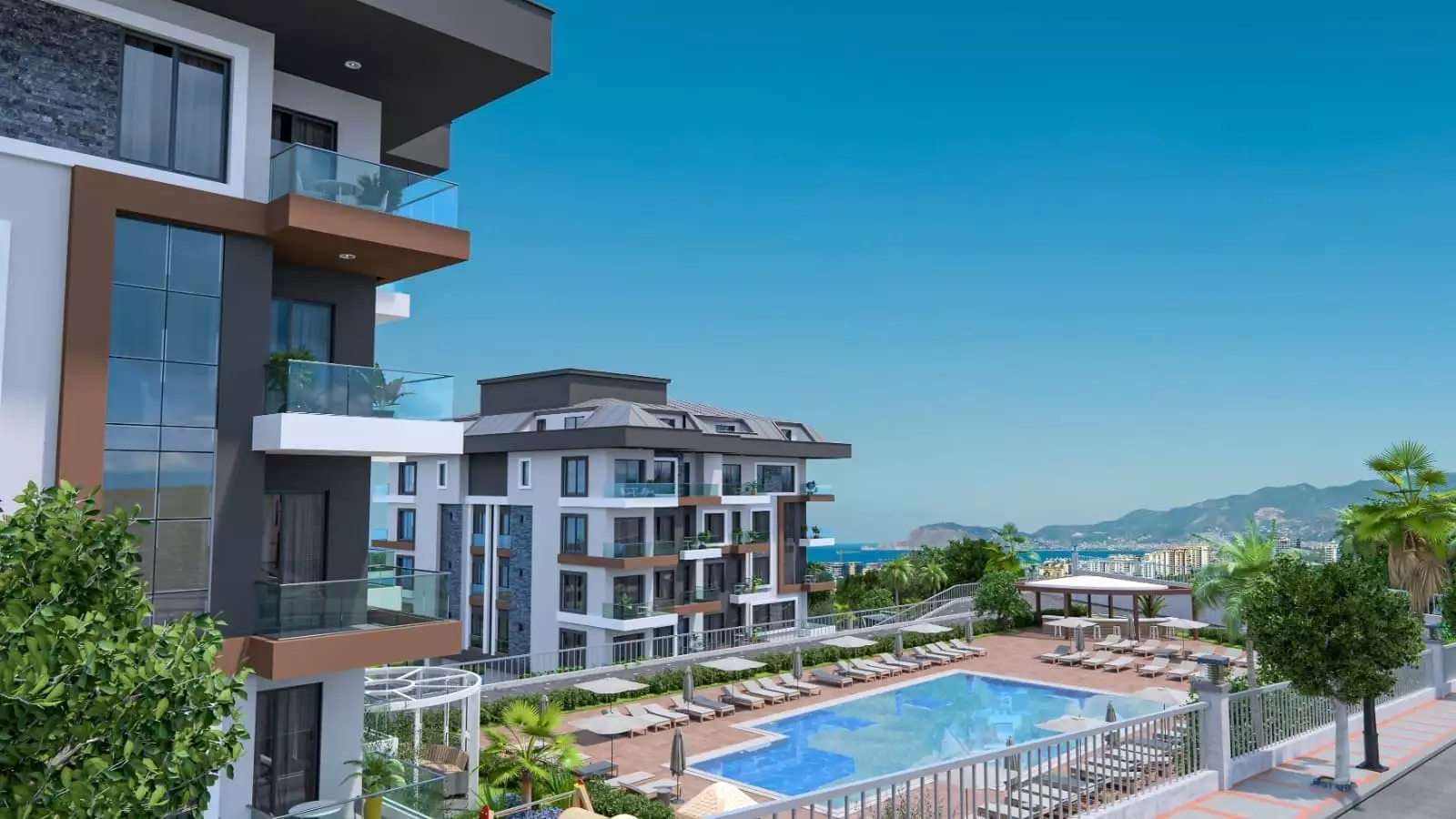 Flat 53m² in Turkey, Kargicak. Priced at 145000€ rent photo-4