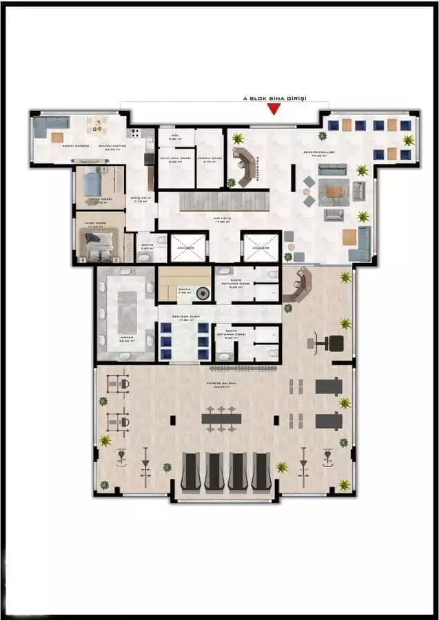 Flat 53m² in Turkey, Kargicak. Priced at 145000€ rent photo-14