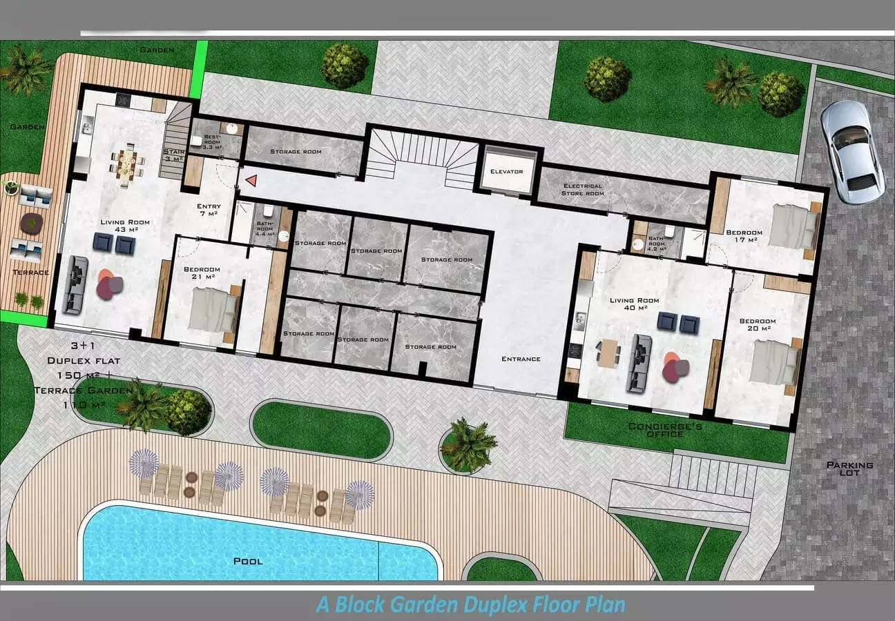 Flat 52m² in Turkey, Oba. Priced at 137000€ rent photo-29