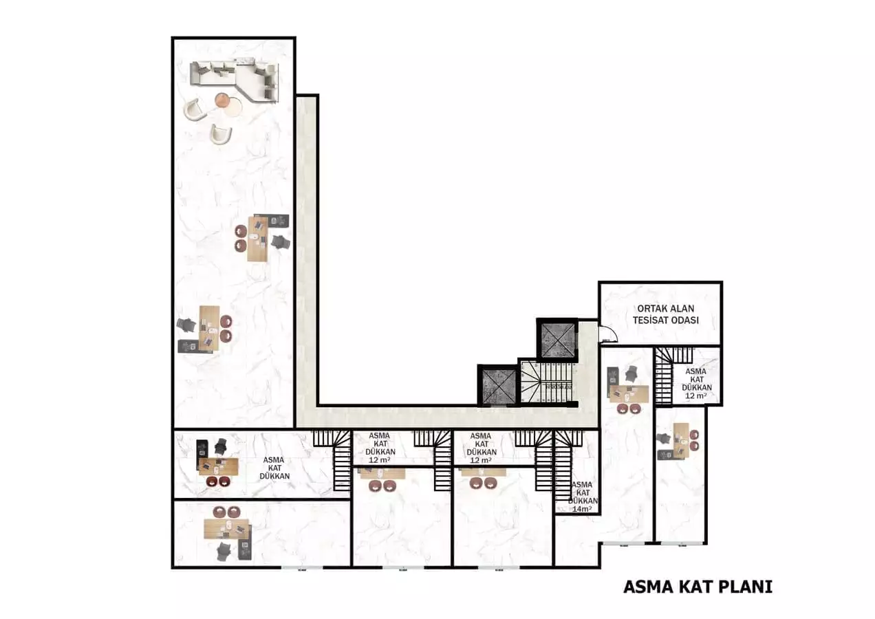 Flat 56m² in Turkey, Kargicak. Priced at 169000€ rent photo-17