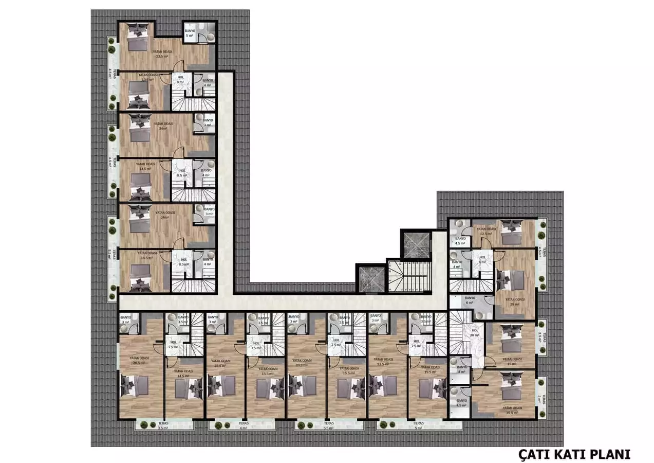 Flat 56m² in Turkey, Kargicak. Priced at 169000€ rent photo-20