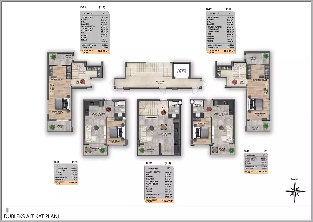 Flat 43m² in Turkey, Oba. Priced at 139500€ rent photo-17