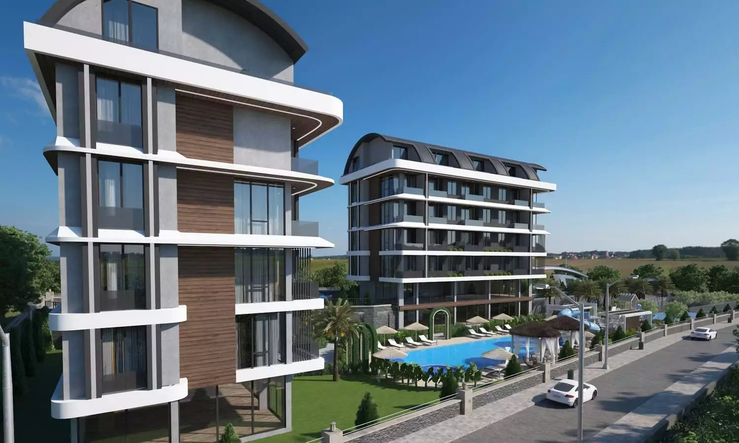Flat 48m² in Turkey, Kargicak. Priced at 134000€ rent photo-2