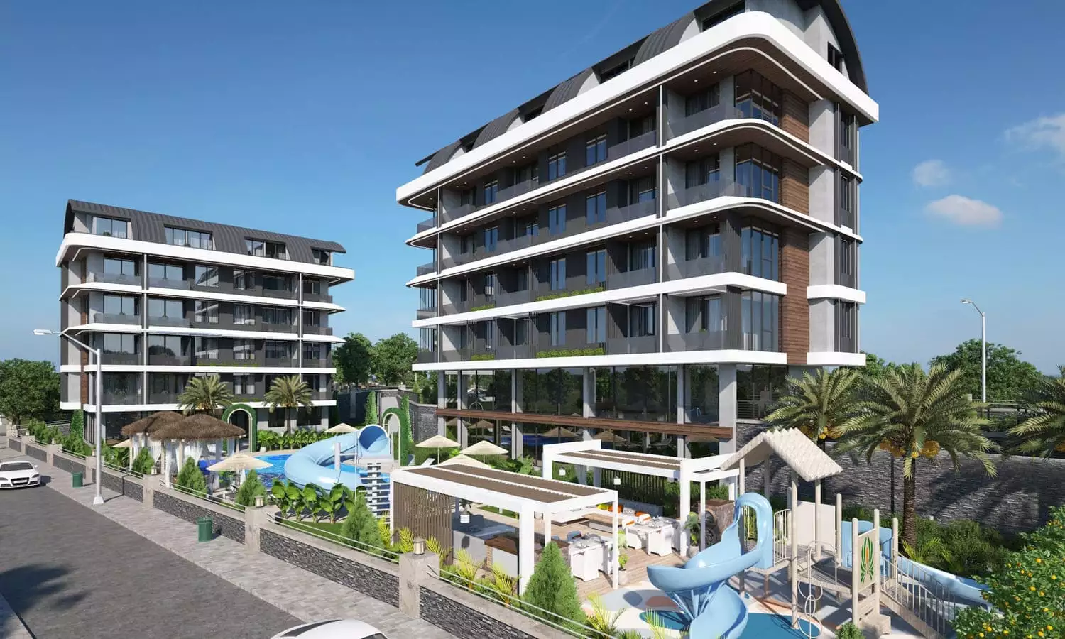 Flat 48m² in Turkey, Kargicak. Priced at 134000€ rent photo-4