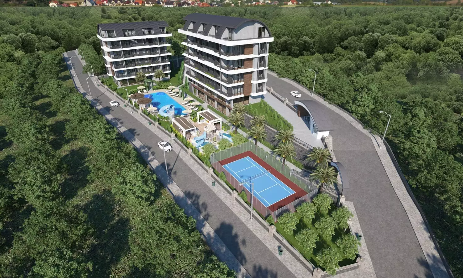 Flat 48m² in Turkey, Kargicak. Priced at 134000€ rent photo-5
