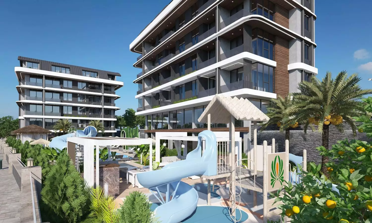 Flat 48m² in Turkey, Kargicak. Priced at 134000€ rent photo-15