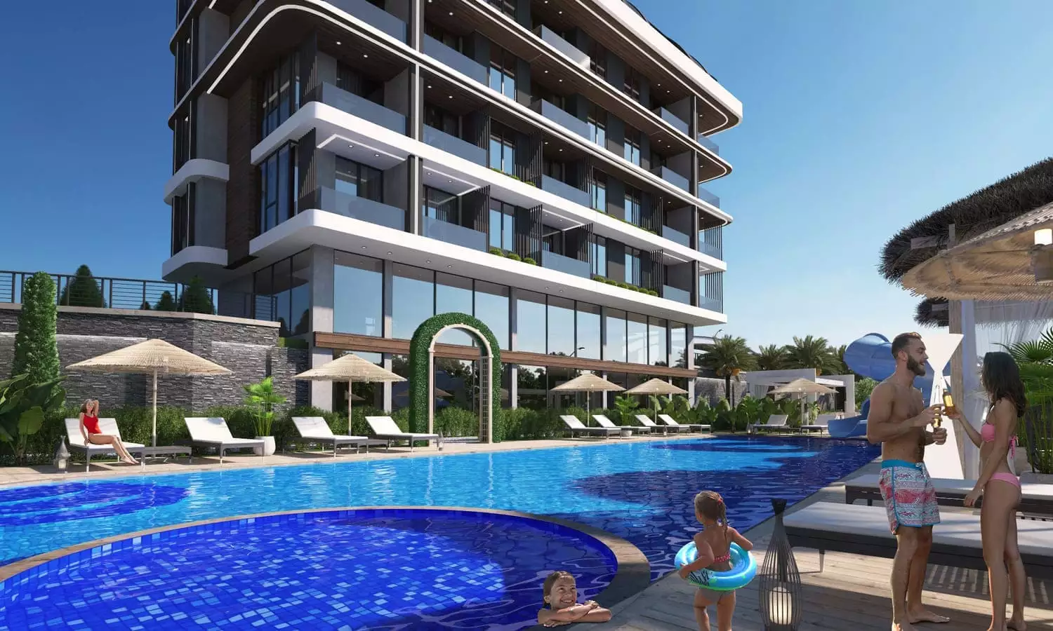 Flat 48m² in Turkey, Kargicak. Priced at 134000€ rent photo-16