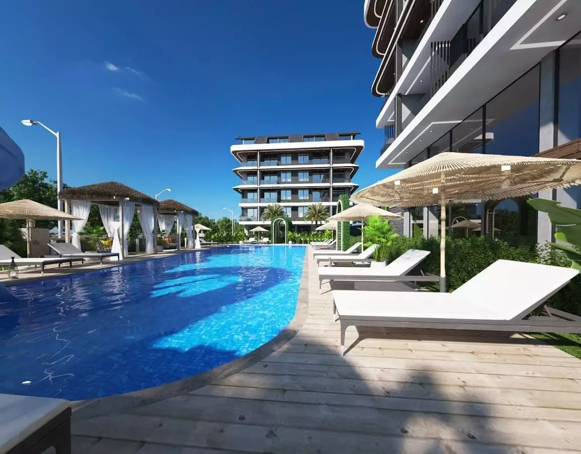 Flat 48m² in Turkey, Kargicak. Priced at 134000€ rent photo-18