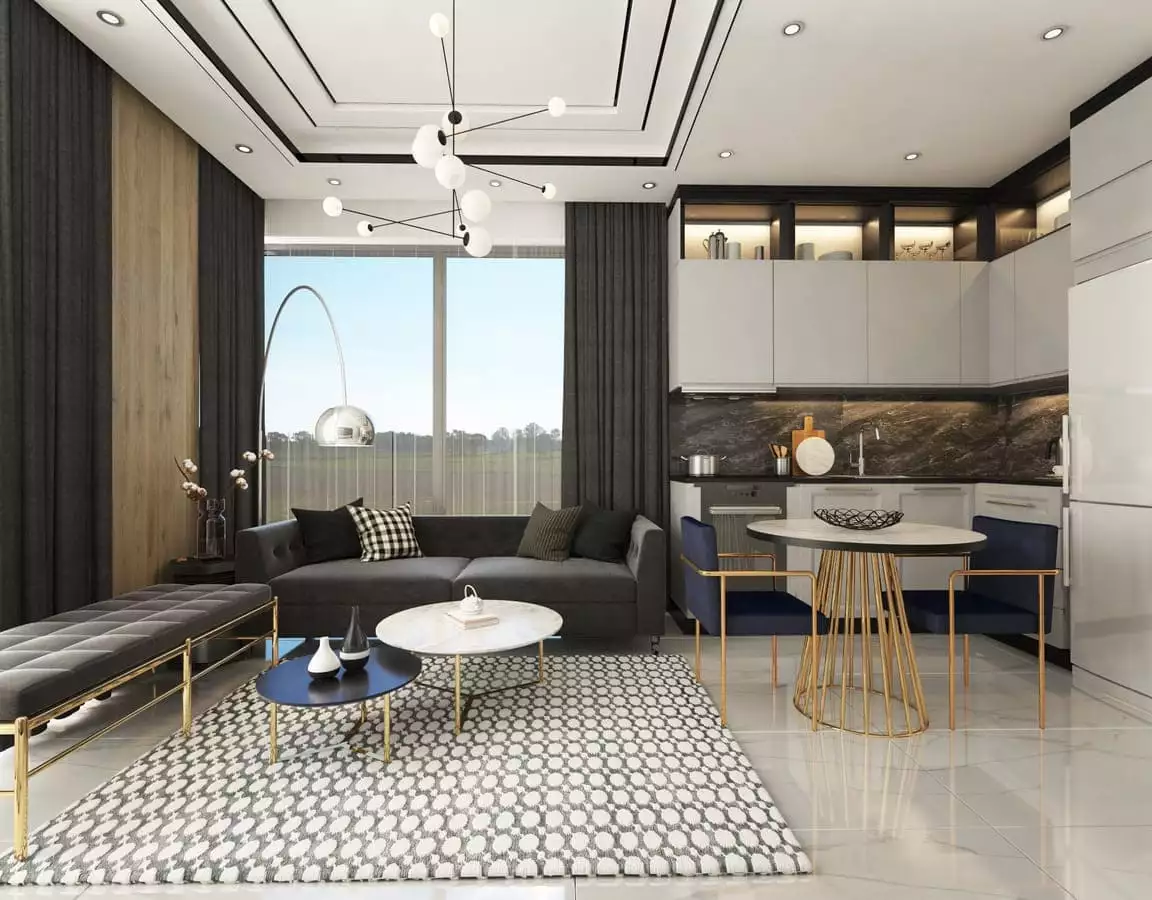 Flat 48m² in Turkey, Kargicak. Priced at 134000€ rent photo-19