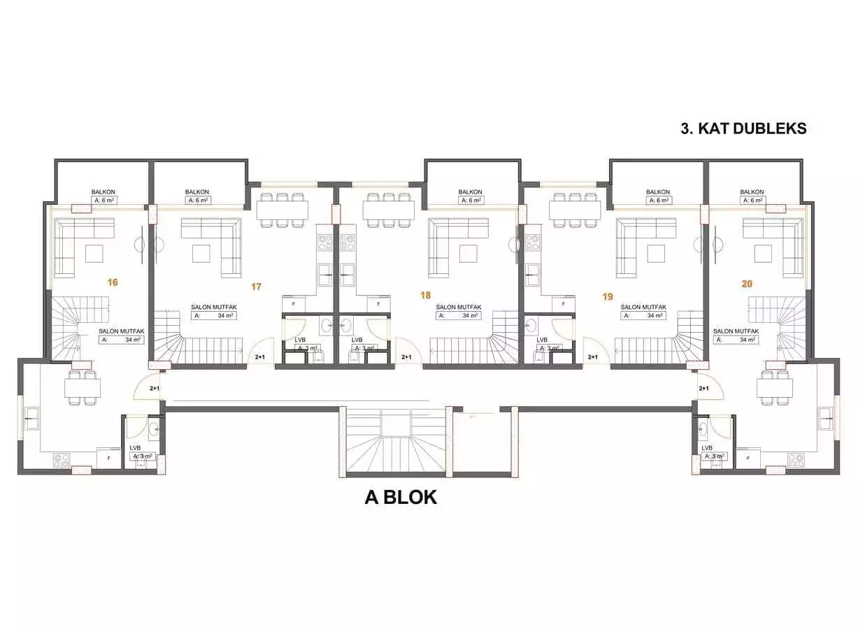 Flat 48m² in Turkey, Kargicak. Priced at 134000€ rent photo-27