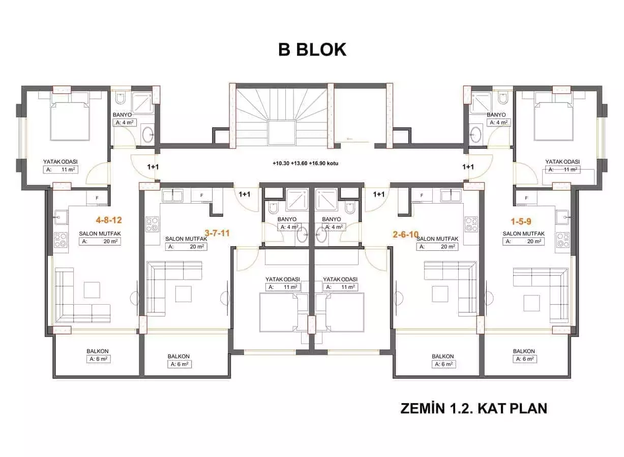 Flat 48m² in Turkey, Kargicak. Priced at 134000€ rent photo-29