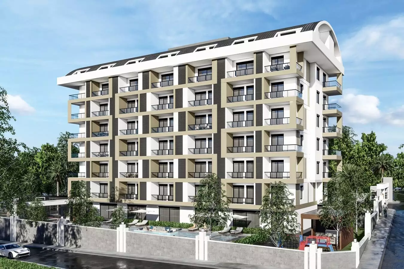 Flat 82m² in Turkey, Gazipasа. Priced at 189000€ rent photo-2