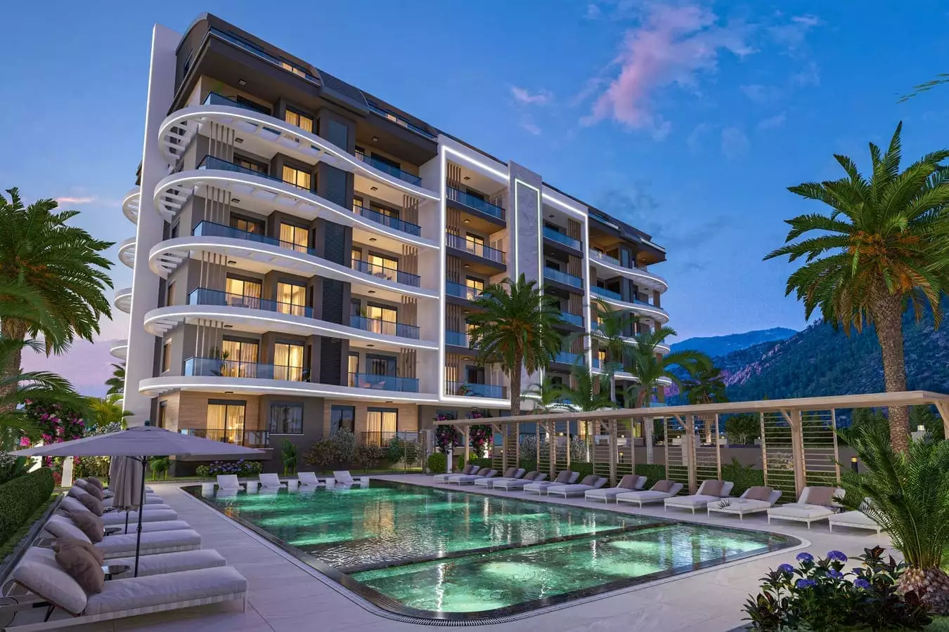 Flat 45m² in Turkey, Gazipasа. Priced at 128000€ rent photo-12