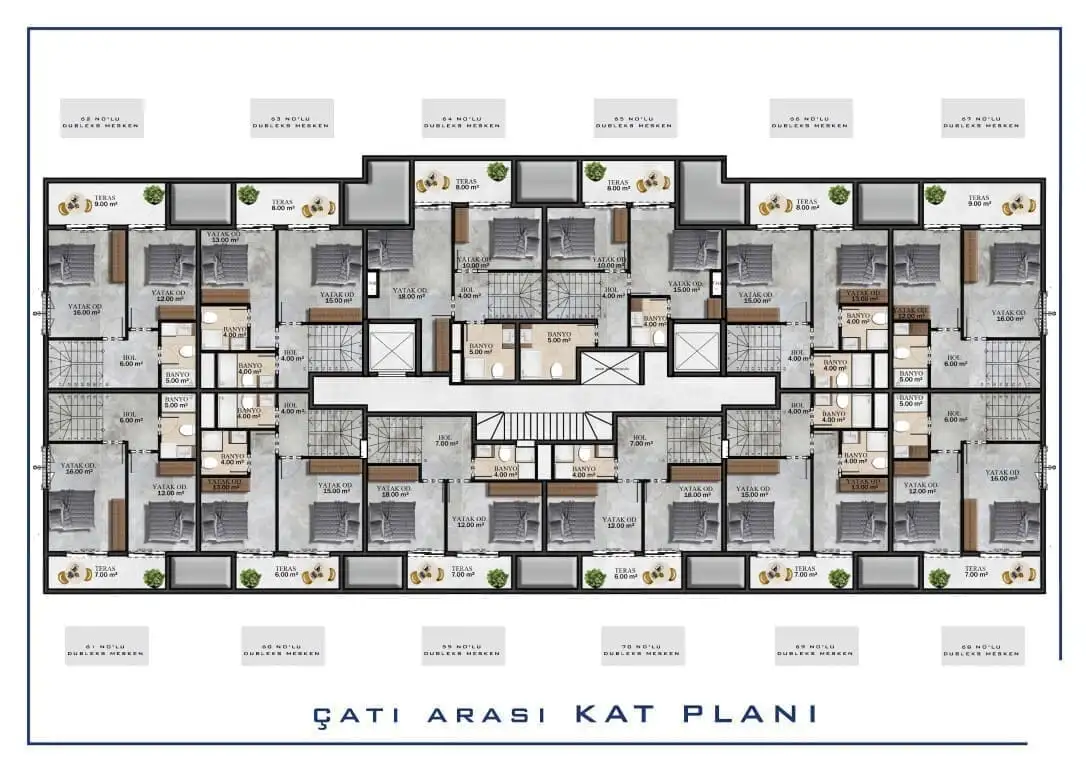 Flat 45m² in Turkey, Gazipasа. Priced at 128000€ rent photo-21