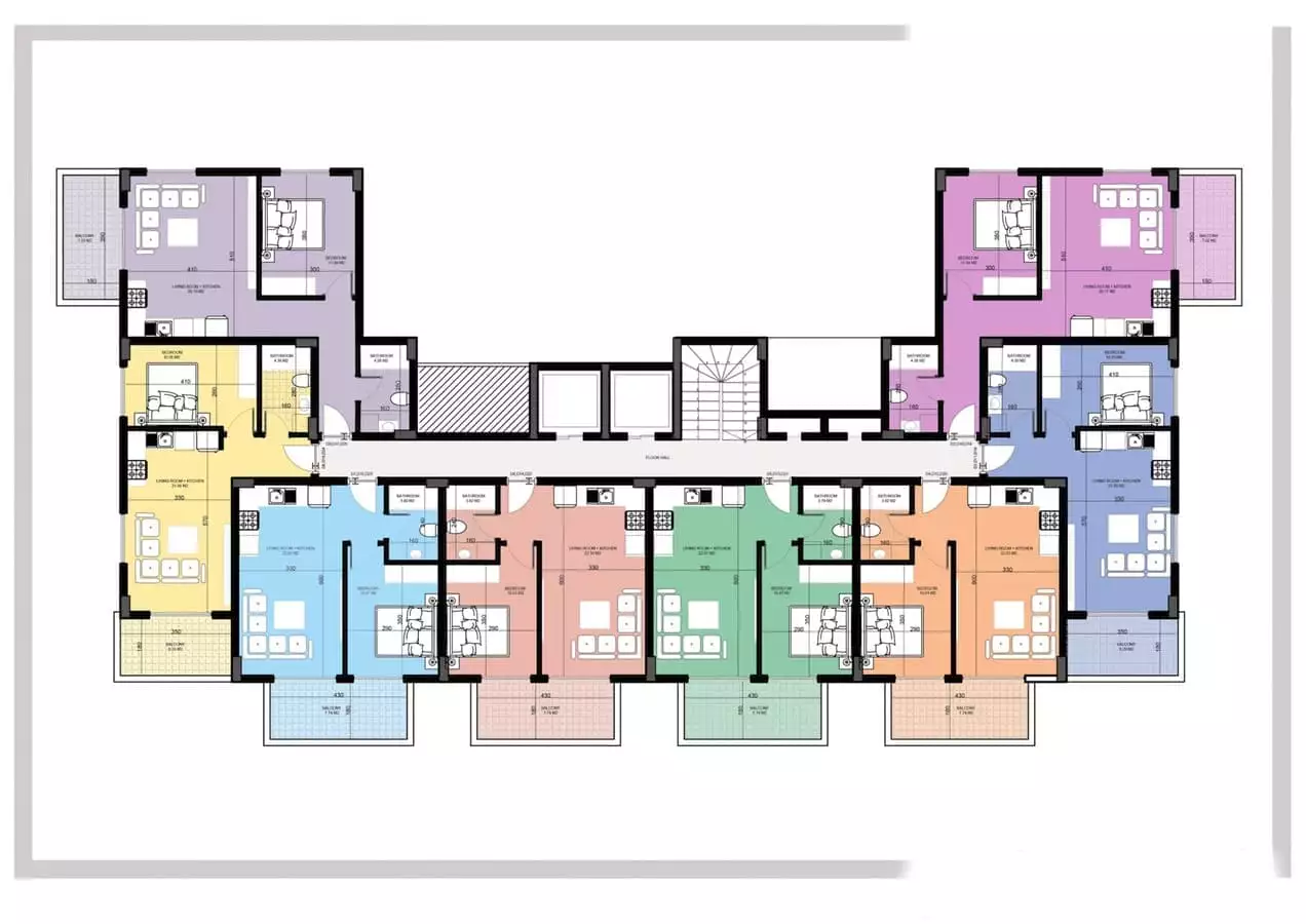 Flat 50m² in Turkey, Konakli. Priced at 106000€ rent photo-19