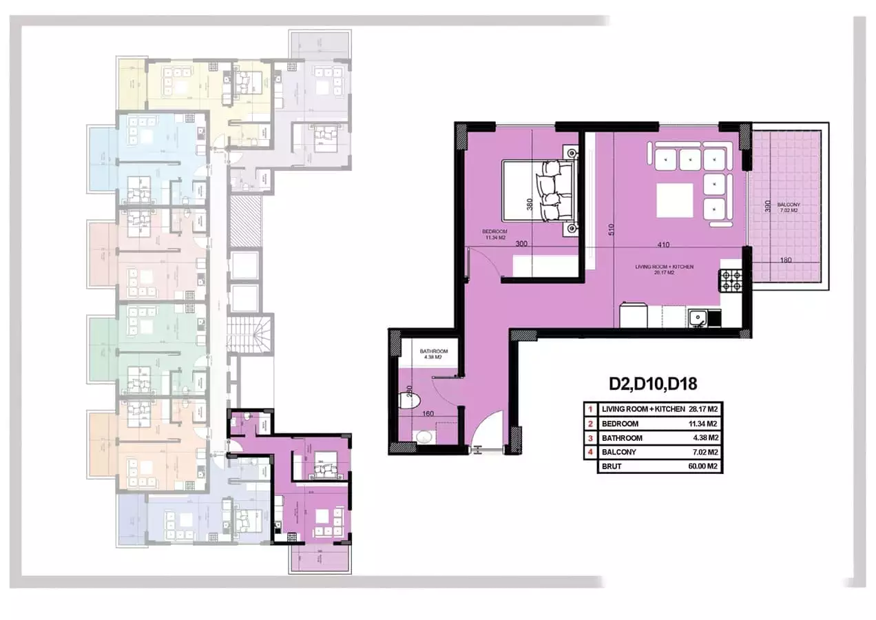 Flat 50m² in Turkey, Konakli. Priced at 106000€ rent photo-20