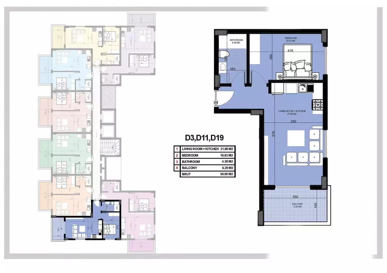 Flat 50m² in Turkey, Konakli. Priced at 106000€ rent photo-21