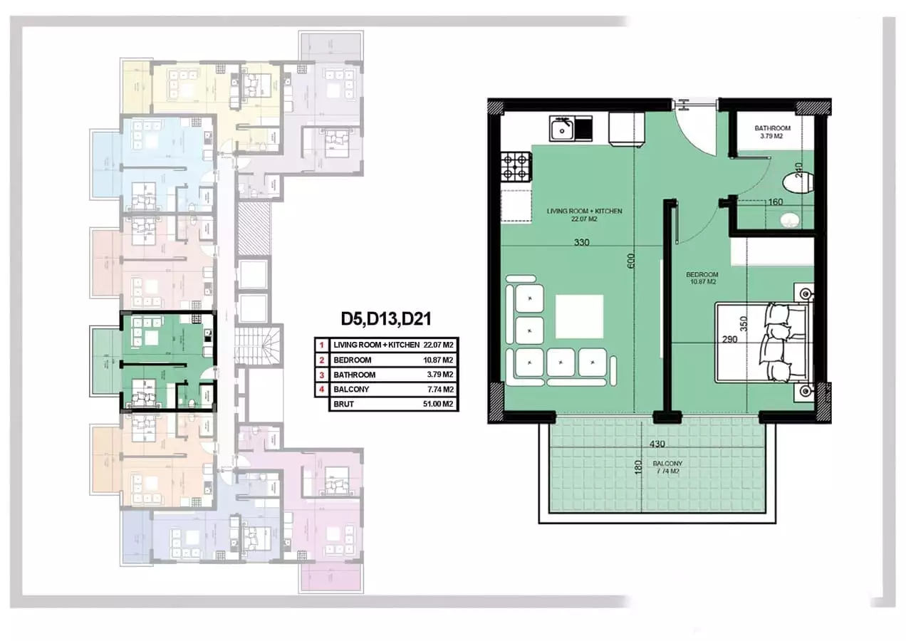 Flat 50m² in Turkey, Konakli. Priced at 106000€ rent photo-23