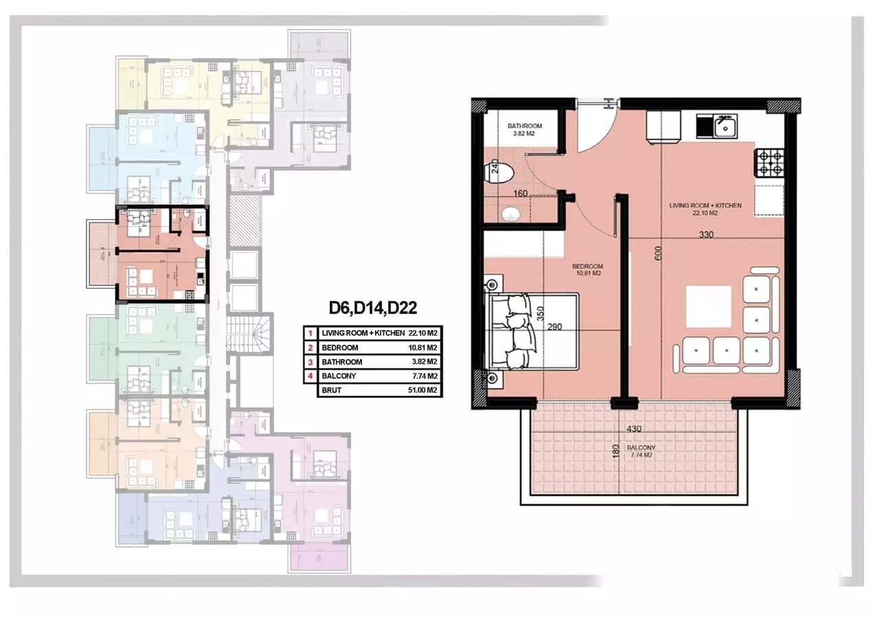 Flat 50m² in Turkey, Konakli. Priced at 106000€ rent photo-24