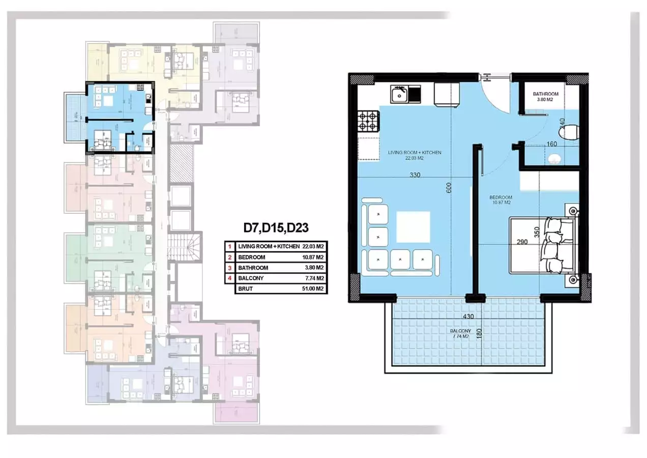 Flat 50m² in Turkey, Konakli. Priced at 106000€ rent photo-25