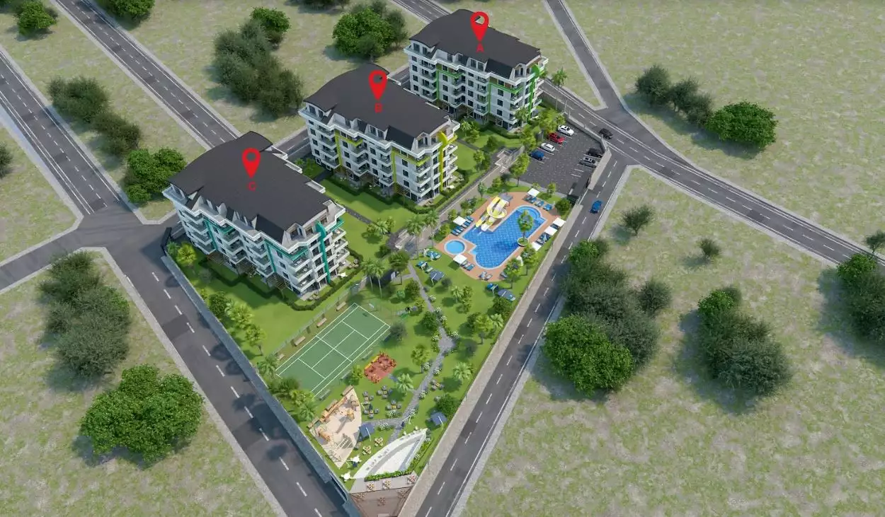 Flat 52m² in Turkey, Oba. Priced at 180000€ rent photo-9