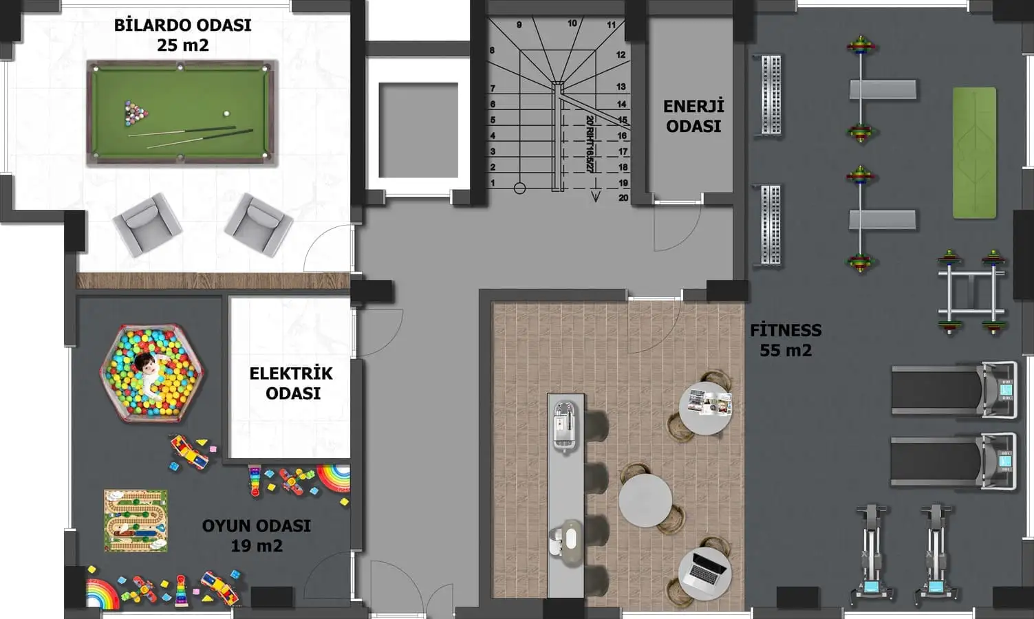 Flat 56m² in Turkey, Oba. Priced at 150000€ rent photo-23