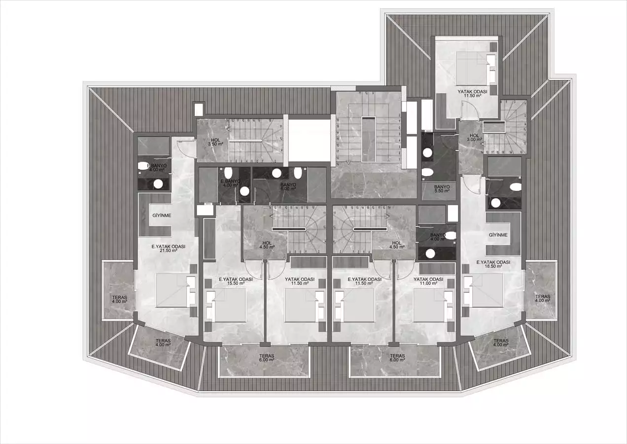 Flat 50m² in Turkey, Oba. Priced at 148500€ rent photo-30