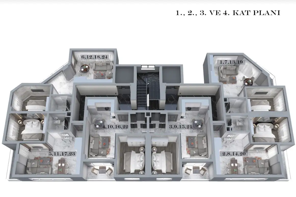 Flat 52m² in Turkey, Mahmutlar. Priced at 135000€ rent photo-24