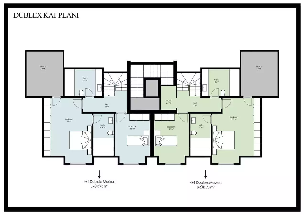 Flat 105m² in Turkey, Alania. Priced at 375000€ rent photo-17