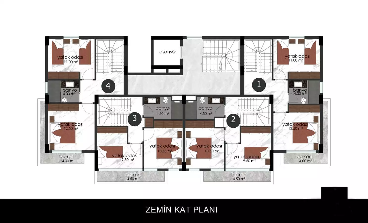 Townhouse 92m² in Turkey, Alania. Priced at 323950€ rent photo-23