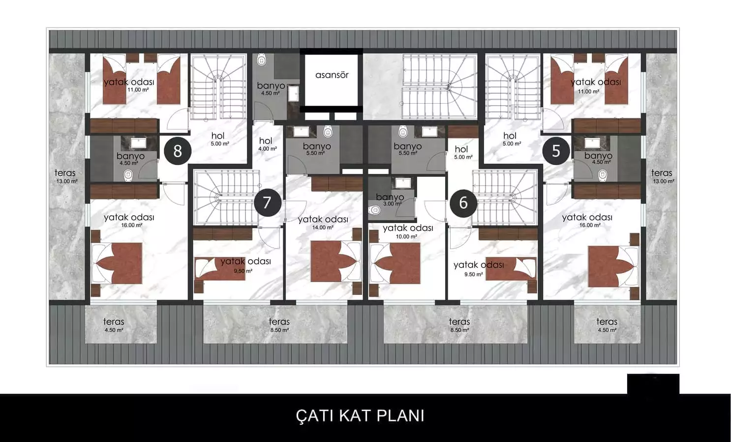 Townhouse 92m² in Turkey, Alania. Priced at 323950€ rent photo-25