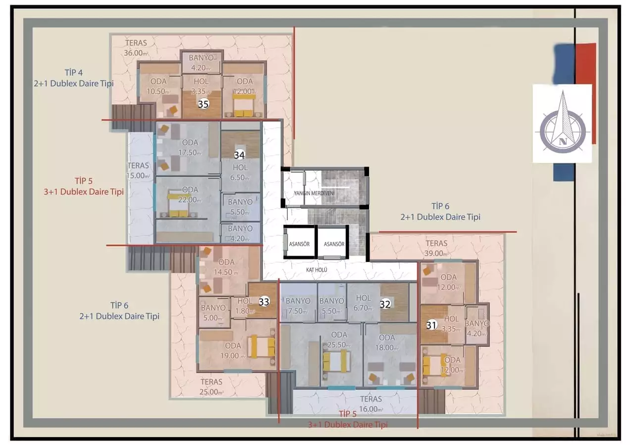 Flat 48m² in Turkey, Demirtas. Priced at 109000€ rent photo-16