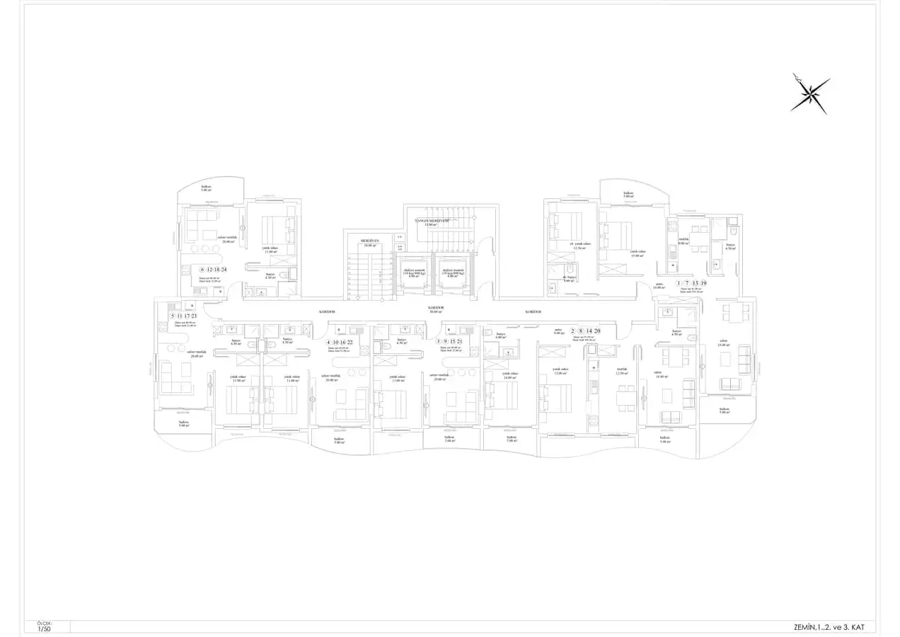 Flat 52m² in Turkey, Demirtas. Priced at 105000€ rent photo-21