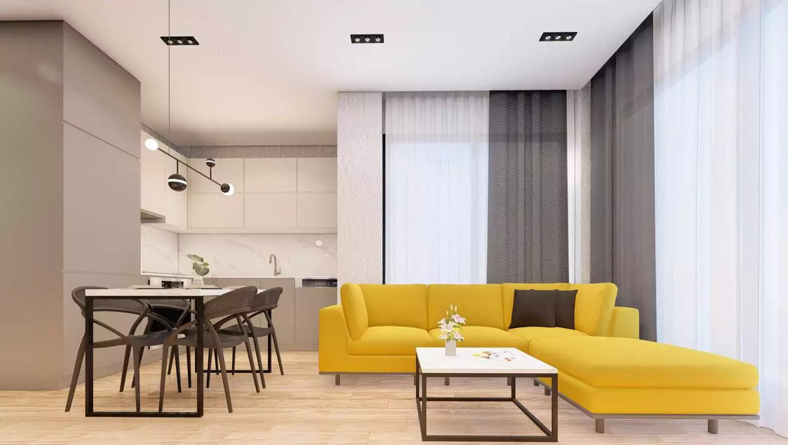 Flat 31m² in Turkey, Kargicak. Priced at 121000€ rent photo-6