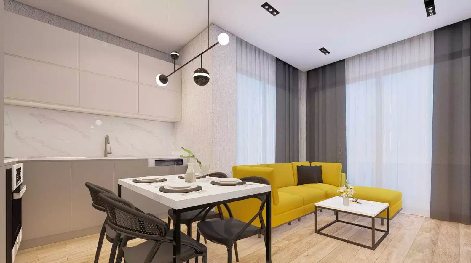 Flat 31m² in Turkey, Kargicak. Priced at 121000€ rent photo-7