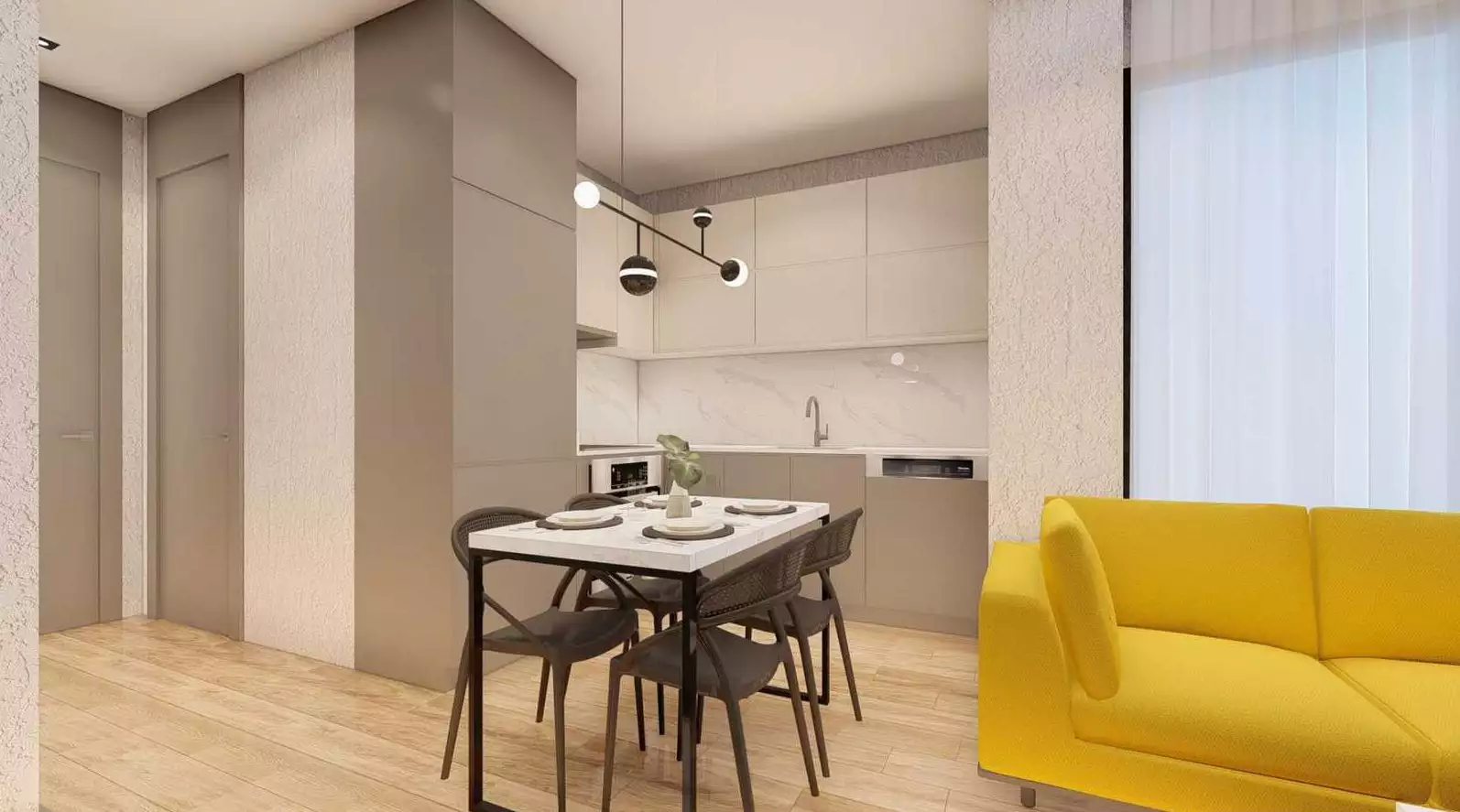 Flat 31m² in Turkey, Kargicak. Priced at 121000€ rent photo-8