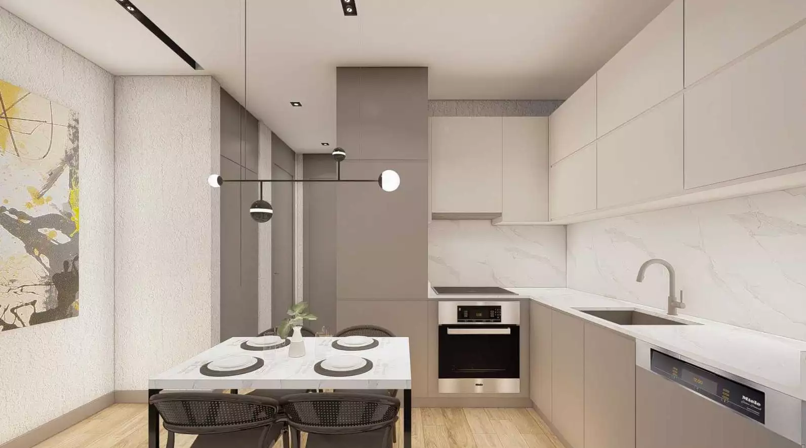 Flat 31m² in Turkey, Kargicak. Priced at 121000€ rent photo-9