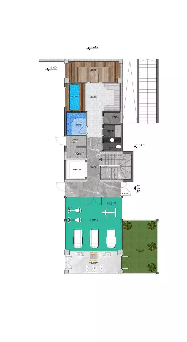 Flat 31m² in Turkey, Kargicak. Priced at 121000€ rent photo-17