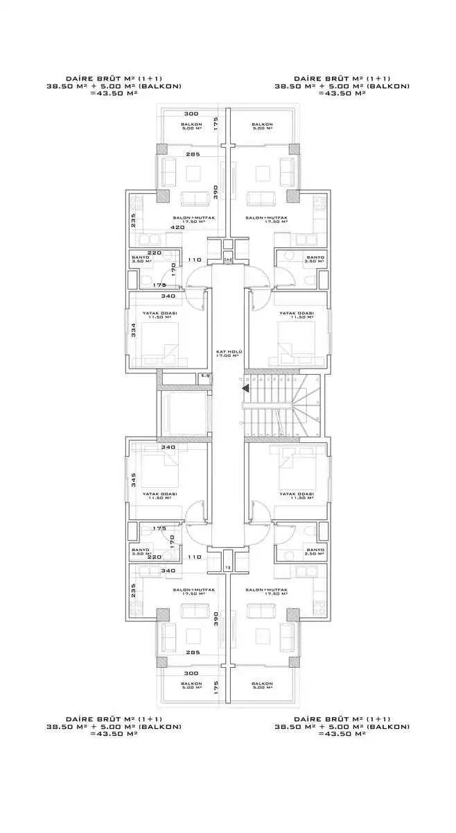 Flat 31m² in Turkey, Kargicak. Priced at 121000€ rent photo-18