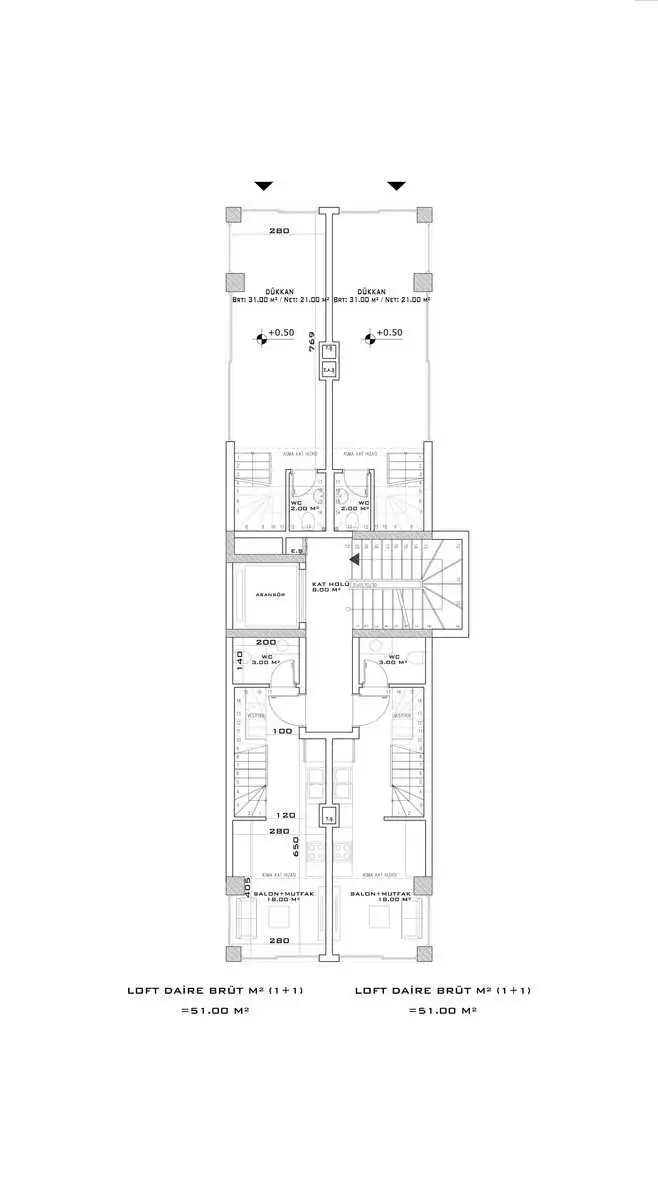 Flat 31m² in Turkey, Kargicak. Priced at 121000€ rent photo-22