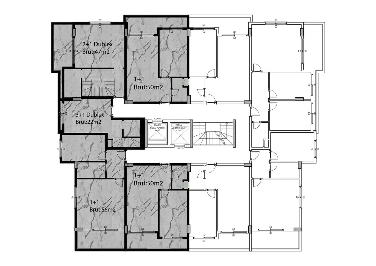 Flat 55m² in Turkey, Mahmutlar. Priced at 135000€ rent photo-16