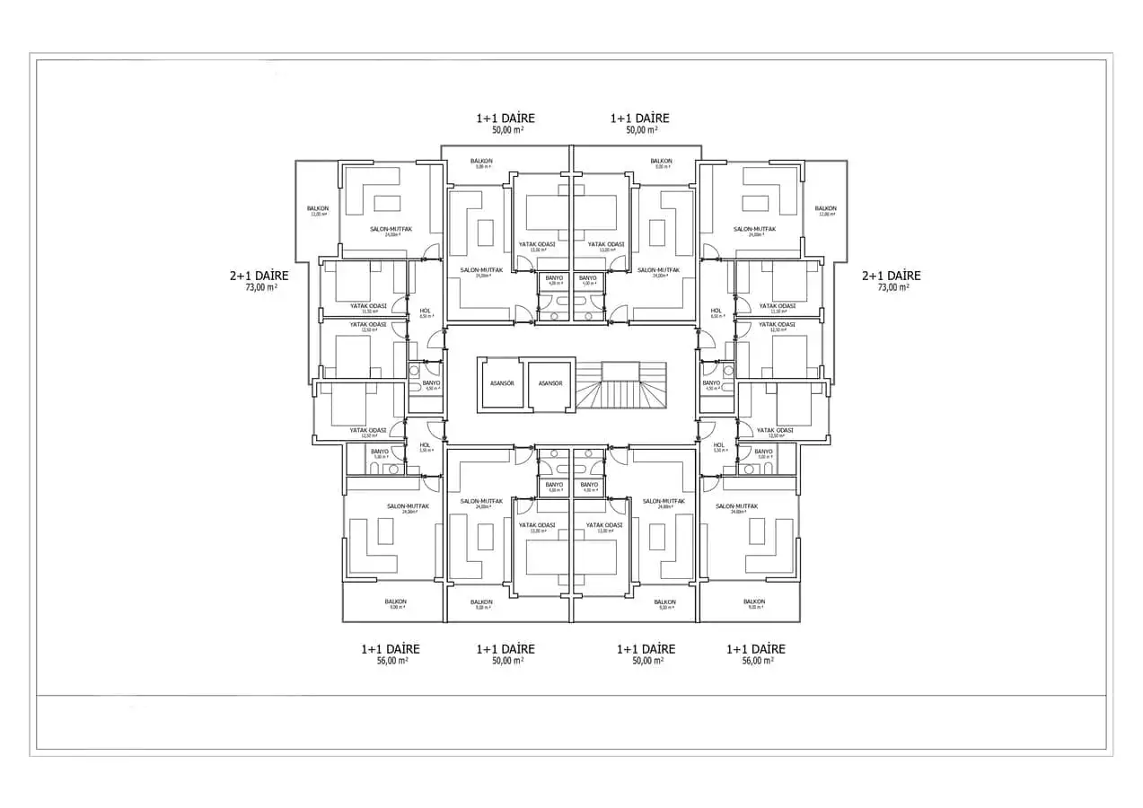 Flat 55m² in Turkey, Mahmutlar. Priced at 135000€ rent photo-17
