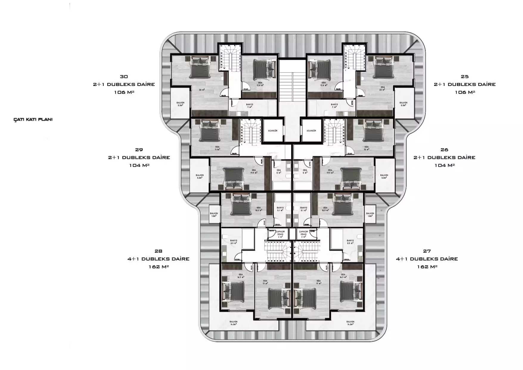 Flat 50m² in Turkey, Mahmutlar. Priced at 149000€ rent photo-10