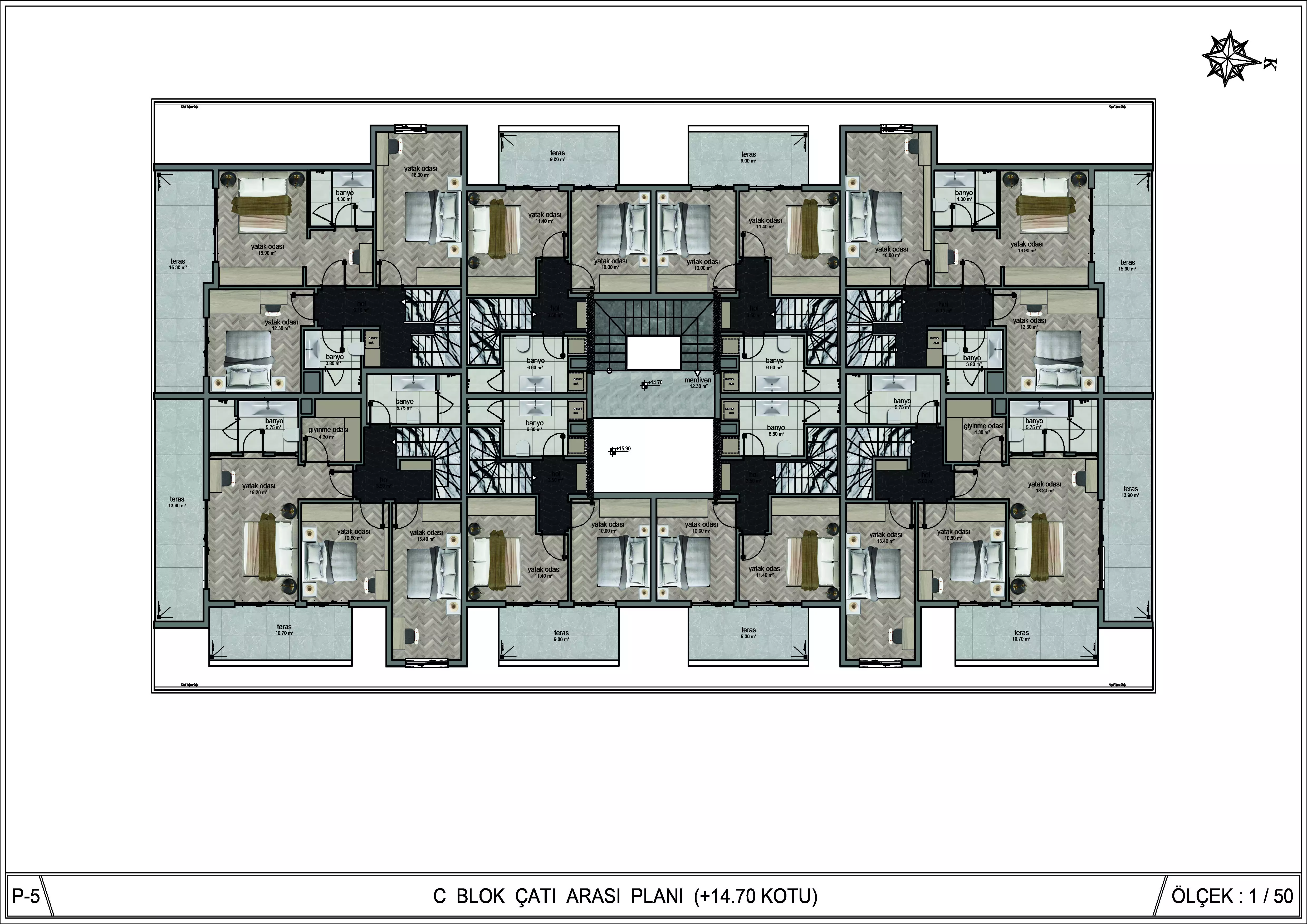 Flat 55m² in Turkey, Oba. Priced at 235000€ rent photo-28