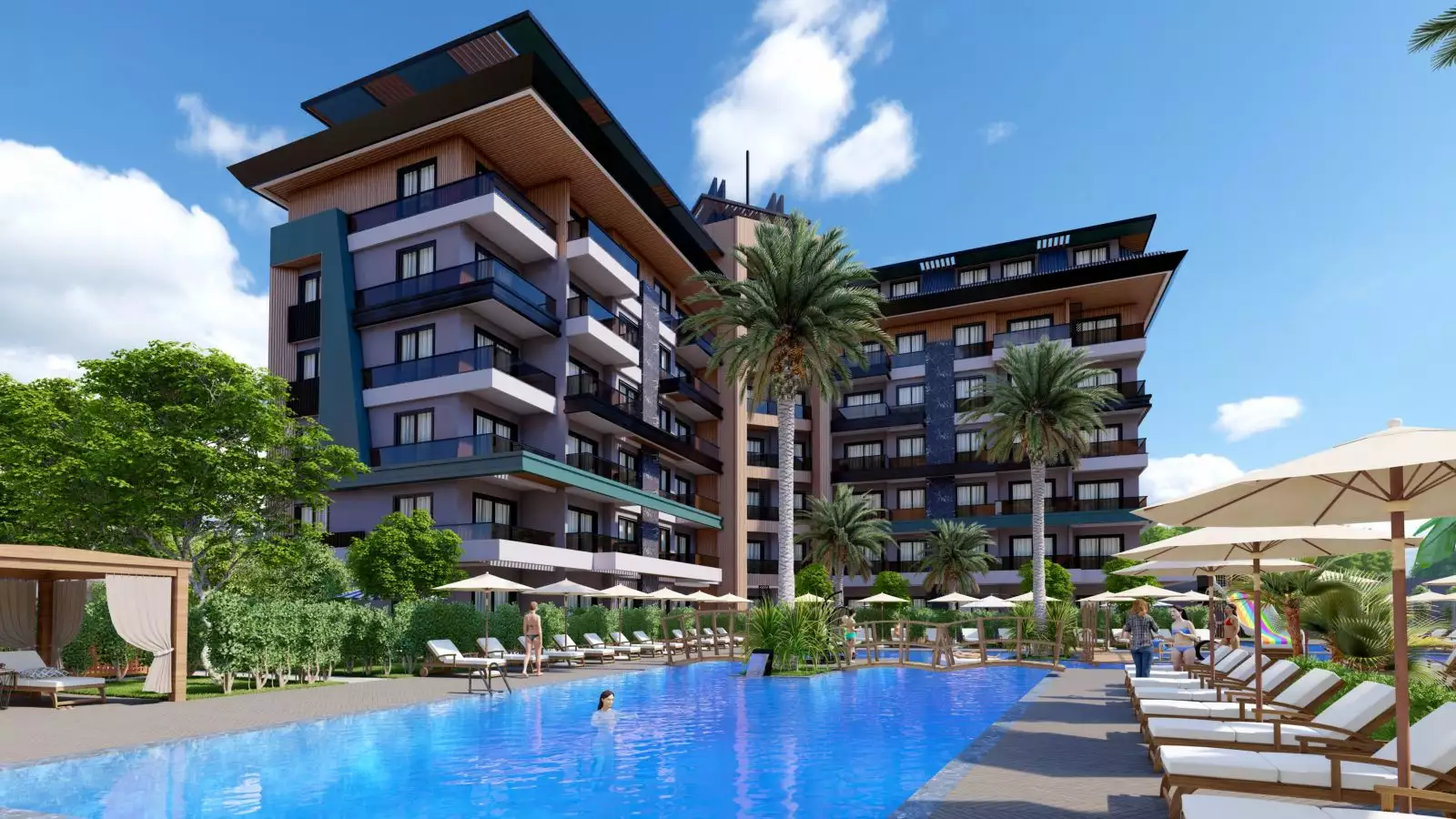 Flat 58m² in Turkey, Kargicak. Priced at 182000€ rent photo-10