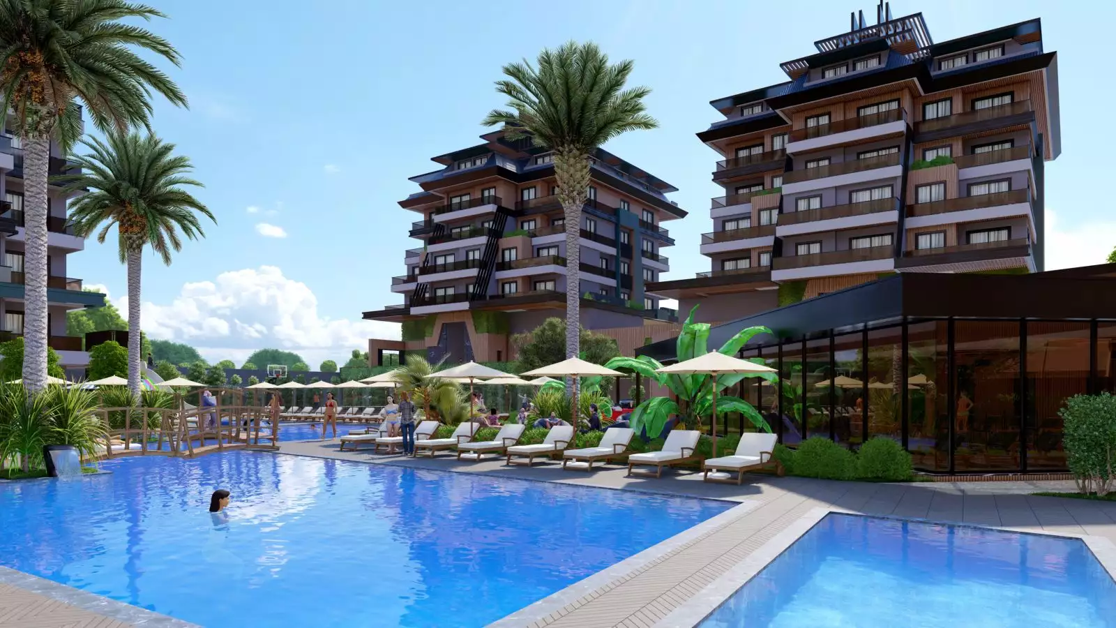 Flat 58m² in Turkey, Kargicak. Priced at 182000€ rent photo-14